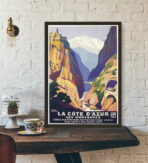 poster vintage costa azzurra 2