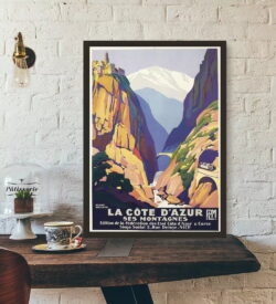 poster vintage costa azzurra 2