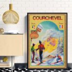 poster vintage courchevel 1