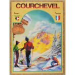 poster vintage courchevel 1