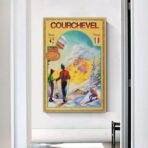 poster vintage courchevel 1
