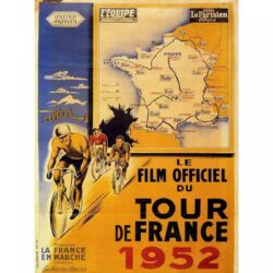 poster gara ciclistica vintage