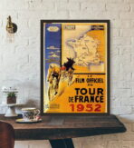 poster gara ciclistica vintage