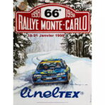 poster di gara rally vintage