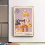 poster da cucito vintage per bambini