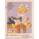 poster da cucito vintage per bambini
