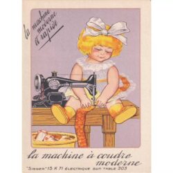 poster da cucito vintage per bambini