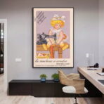 poster da cucito vintage per bambini