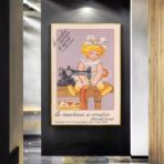 poster da cucito vintage per bambini