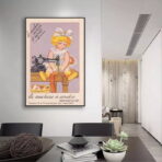 poster da cucito vintage per bambini