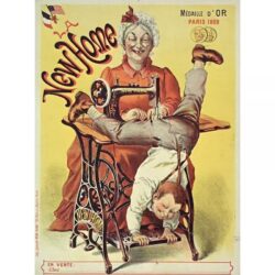 manifesto di alta moda vintage