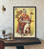 manifesto di alta moda vintage