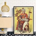 manifesto di alta moda vintage