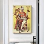 manifesto di alta moda vintage