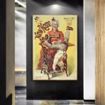 manifesto di alta moda vintage
