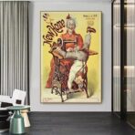 manifesto di alta moda vintage