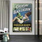poster creatura della laguna nera