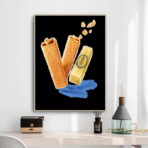 poster crepe gavotte vintage