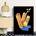 poster crepe gavotte vintage