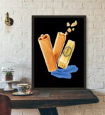 poster crepe gavotte vintage