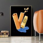 poster crepe gavotte vintage