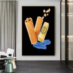 poster crepe gavotte vintage