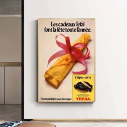 poster vintage in crepe