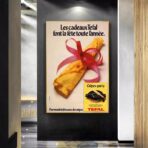 poster vintage in crepe
