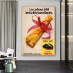poster vintage in crepe