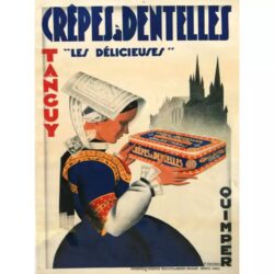 poster crepes vintage