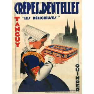 poster crepes vintage