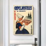 poster crepes vintage