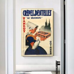 poster crepes vintage