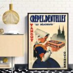 poster crepes vintage