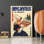 poster crepes vintage
