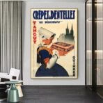 poster crepes vintage