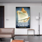 poster di crociera vintage