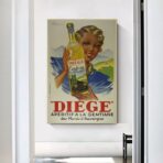 poster da cucina vintage con alcol
