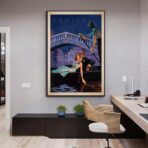 poster darte di coppia vintage