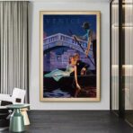 poster darte di coppia vintage