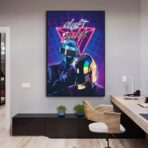 poster daft punk vintage