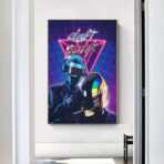 poster daft punk vintage