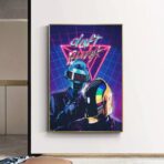 poster daft punk vintage