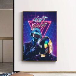 poster daft punk vintage