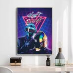 poster daft punk vintage