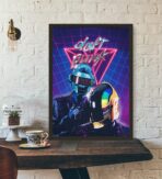 poster daft punk vintage