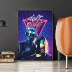 poster daft punk vintage