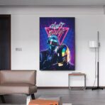 poster daft punk vintage