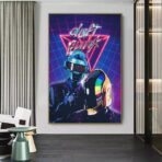 poster daft punk vintage