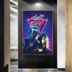 poster daft punk vintage